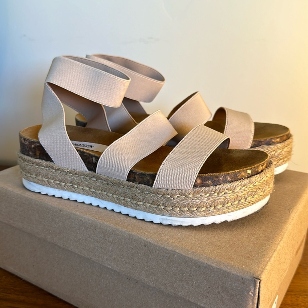 Steve Madden Kimmie Blush Espadrille Sandal